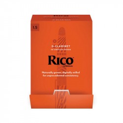Anche Clarinette Sib Rico orange force 1,5 - boîte de 50